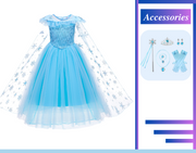 Robe inspirée d'Elsa Frozen pour filles