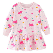 Rose Piggy Playground Robe,Rose