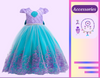 Princess Ariel Little Mermaid Inspired Girls Dress