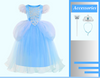 Enfants Cendrillon Inspiré Princesse Cosplay Robe