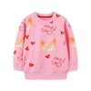 Kitty Kat Round Neck Sweat Shirt (Pink)