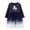 Starlight Winter Inspired Dress ,Blue
