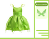 Tinker Bell Fairy Inspired Girls Dress