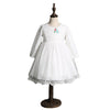 CLASSIC WHITE FLOWER LACE PRINCESS DRESS - SkipStars