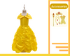 Princesse Belle Inspiré Filles Costume pour Princesse Belle