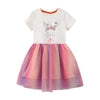 à manches courtes Beautiful Cute Bunny Girls Dress in Rose | Enfant en bas âge enfant bébé fille robe cadeau princesse fille robes d'été chiffons 2-8 ans