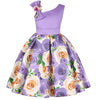 Robe Fille Fleurie Manches Courtes