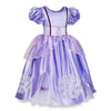 Robe inspirée de Rapunzel pour les filles violettes