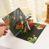 3D Hummingbird on Flowers Handmade Pop Up Greeting Card: Perfect for Thinking of You, Congratulations, Weddings, or Saying Thank You