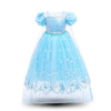 Robe de filles inspirée de la princesse congelée Elsa