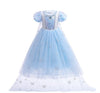 Elsa Reine des Neiges Princesse Inspiré Filles Cosplay Costume Robe